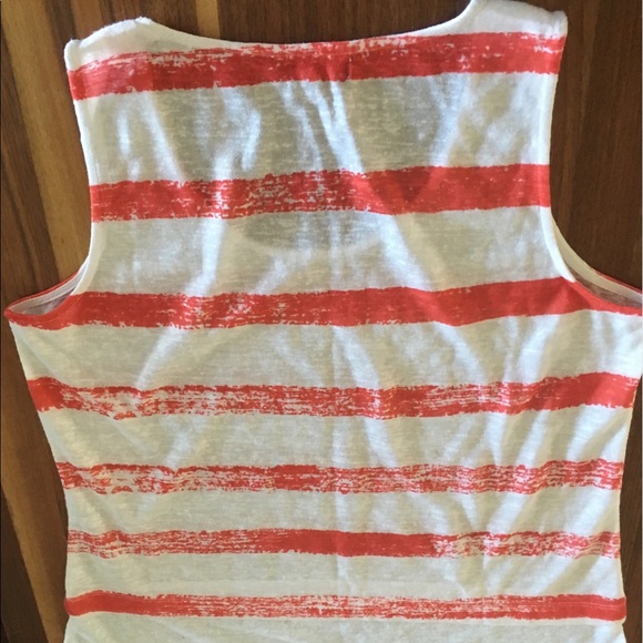 Red and White Crosby Tank - Picture 2 of 2